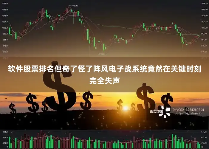 软件股票排名但奇了怪了阵风电子战系统竟然在关键时刻完全失声